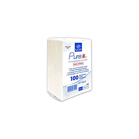 Compresses en Non tissé non Stériles 5X5CM Boite de 100