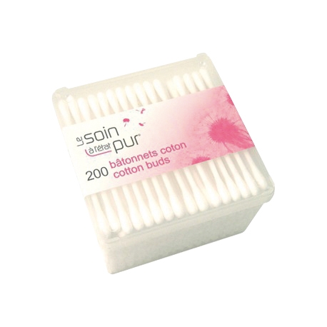 SACHET DE 200 COTON TIGE