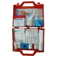 TROUSSE DE SECOURS PLEINE 6 PERSONNES ROUGE 