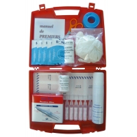 TROUSSE DE SECOURS PLEINE ROUGE 4 PERSONNES