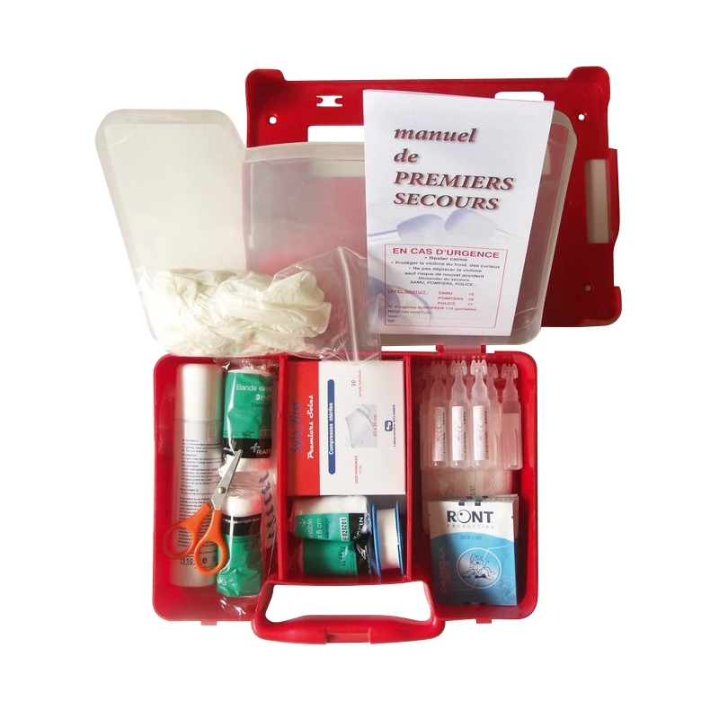 TROUSSE DE SECOURS PLEINE AVEC SUPPORT