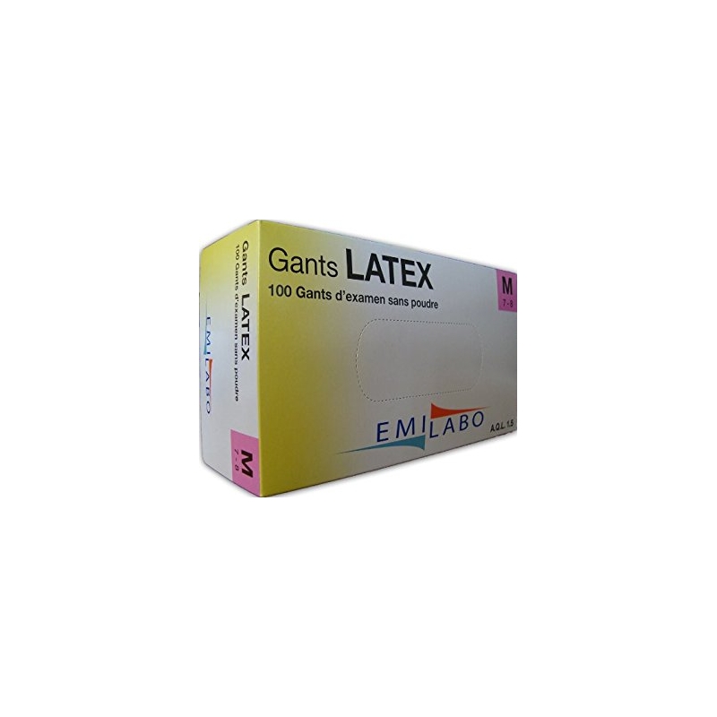 GANT STERILE SANS LATEX SANS POUDRE T7 (4 X 50 PAIRES)