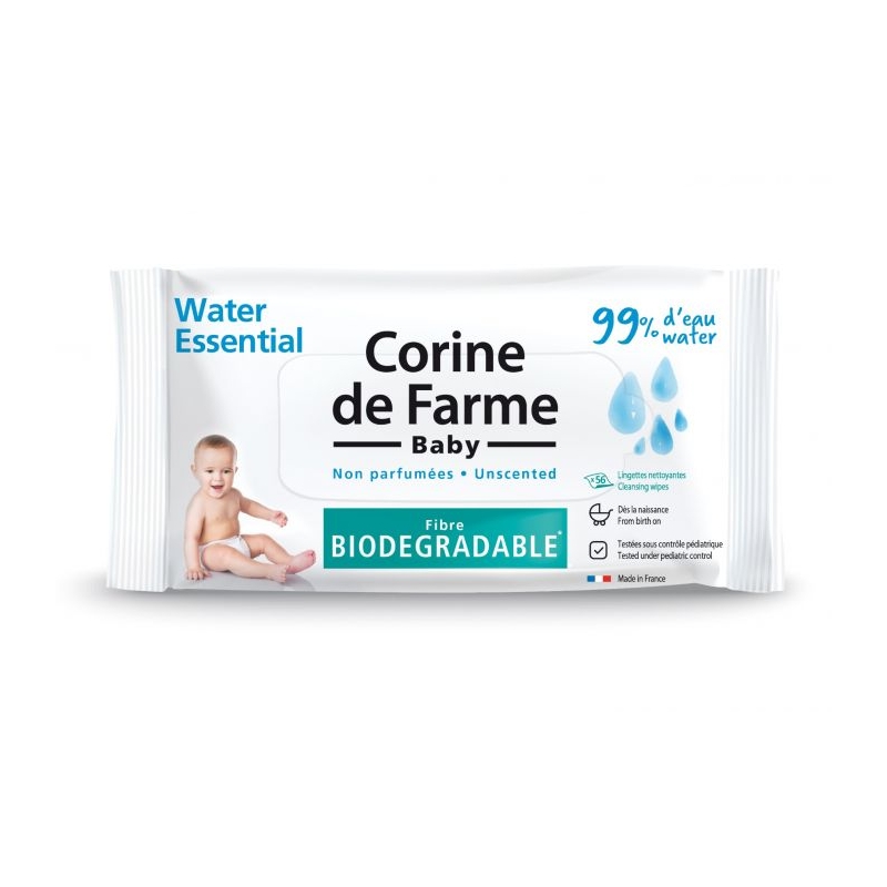 Lingettes bébé biodégradables