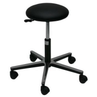 TABOURET NOIR MEDICAL