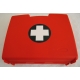 TROUSSE DE SECOURS ROUGE VIDE  24 X 18 X 7.5