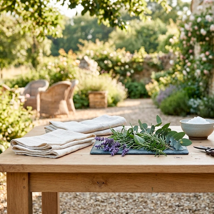 Scène extérieure sobre illustrant le choix d’une protection contre les insectes selon le contexte