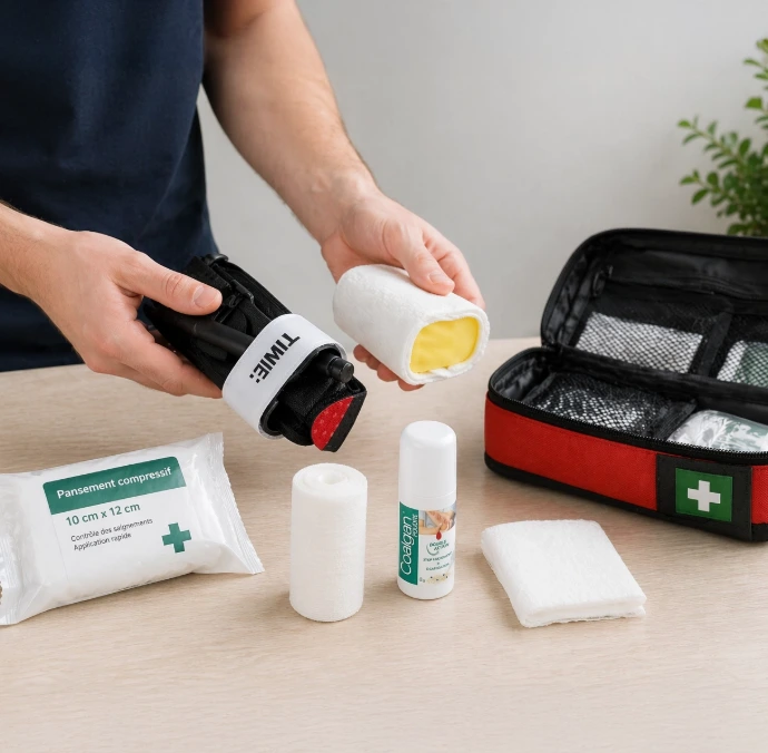 Choisir son matériel de secours adapté au contrôle des saignements