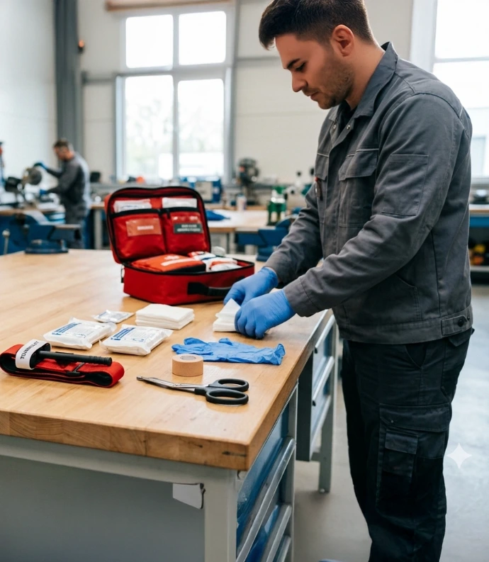 Pansements prédécoupés utilisés pour compléter une trousse ou une armoire de premiers soins