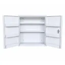 Armoire de pharmacie en métal vide 2 portes avec serrure