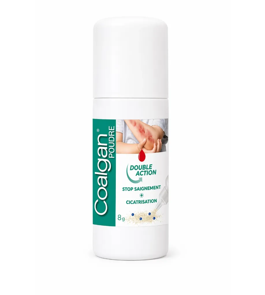 [706] Poudre hémostatique Coalgan alginate de calcium 8 g