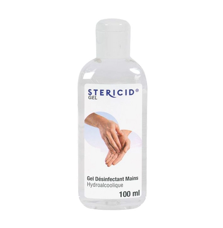 [1016] Gel hydroalcoolique désinfectant STERICID 100 ml