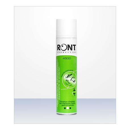 [351] Spray Désinfectant Gants Casques 405ml Ront 4500