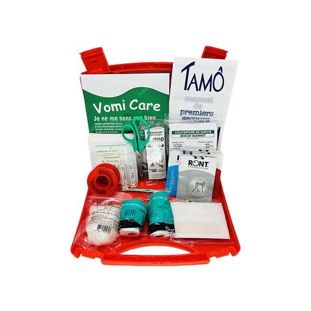 Valise de secours voiture avec éthylotest