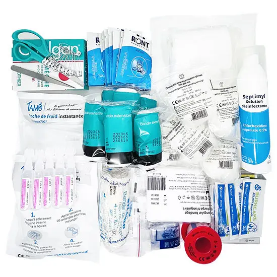 Composition pour trousse de secours BTP 20 personnes
