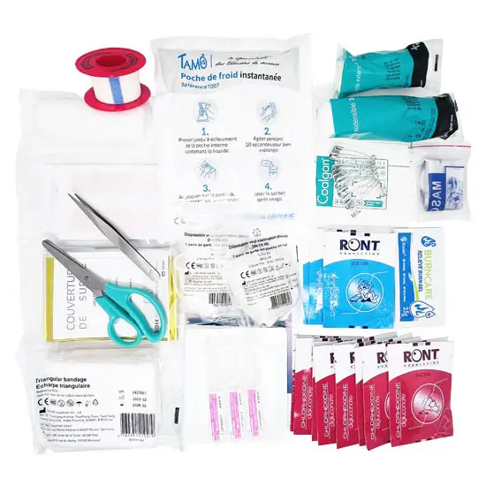 Composition pour trousse de secours BTP 5 personnes