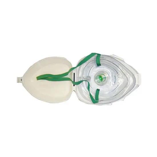 Masque de réanimation de poche avec étui