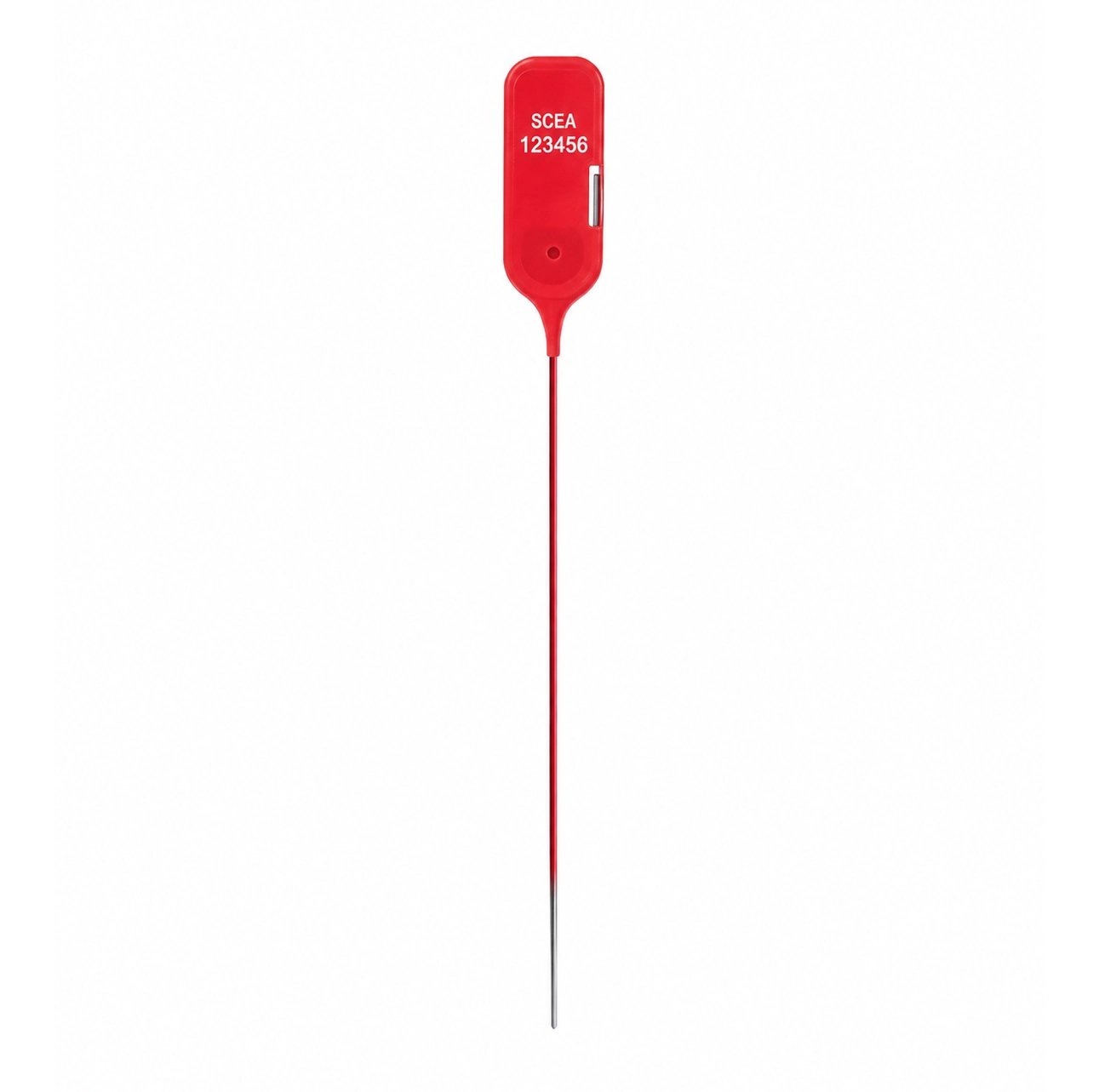 10 scellés amovibles rouges