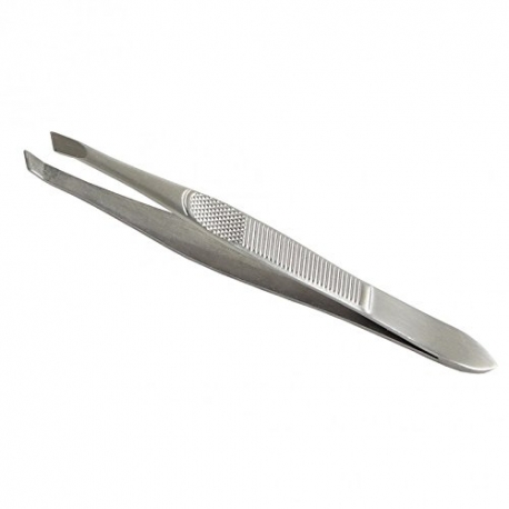 [543] PINCE À ÉPILER MORS BISEAU 8CM