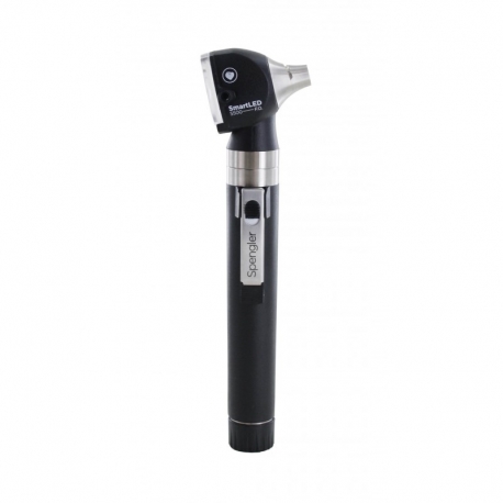 [669] Otoscope à fibres optiques à LED noir - Spengler Smartled 5500