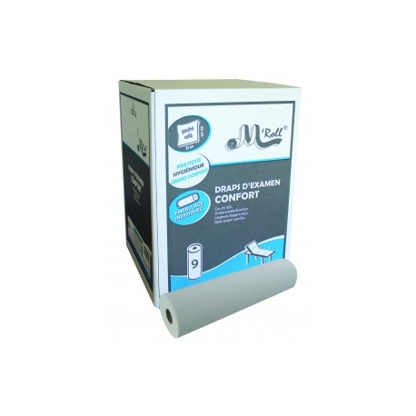[716] Carton de 9 Draps d'examen Confort 2 plis