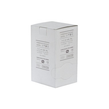 Compresse  tissée Stérile - 10 x 10 cm 50 sachets de 2