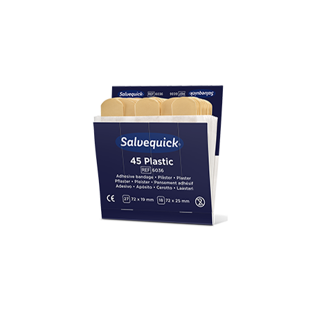 [534] Recharge de pansements plastiques Salvequick 6036