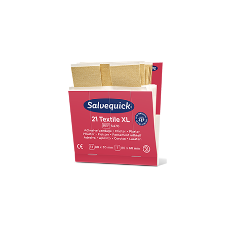 [539] Recharge de pansements XL tissés Salvequick 6470