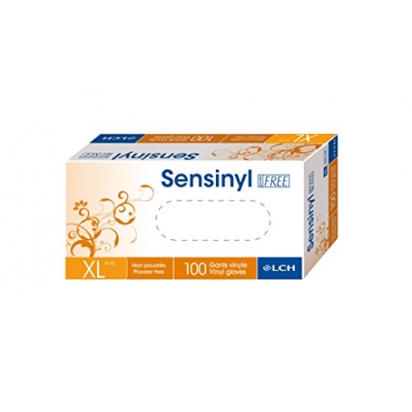 [1018] BOITE DE GANTS D'EXAMEN VINYLE T 9/10 NON POUDRES