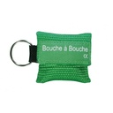 Masque bouche à bouche porte clé