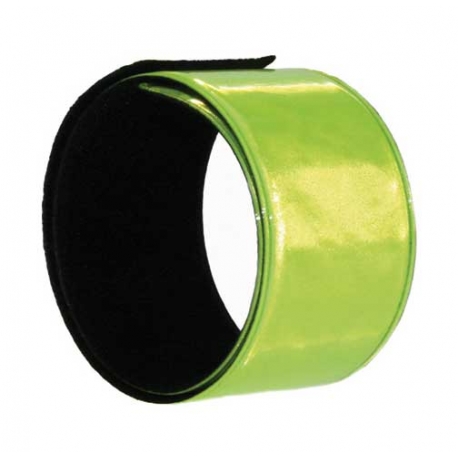Brassard Sécurité Réfléchissant Jaune Personnalisable - Avec Scratch - Tailles S/M Et L/XL