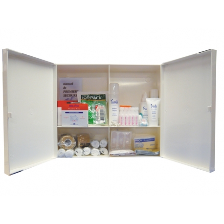 [346] ARMOIRE A PHARMACIE PLASTIQUE PLEINE 2 PORTES