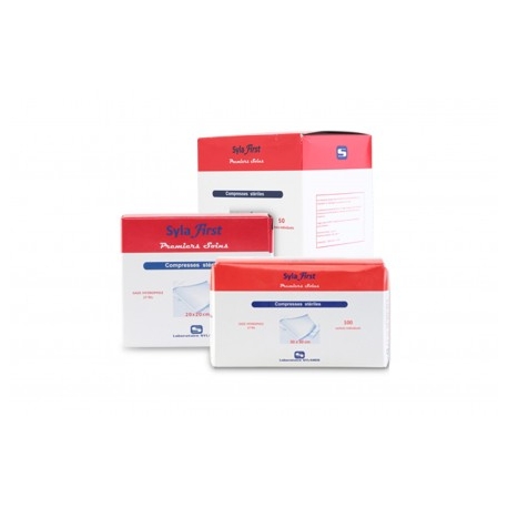 [316] Boite de 10 compresses de gaze stérile 10x10 40X40