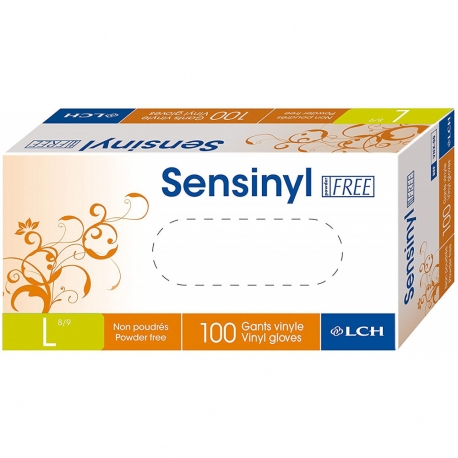 [63] BOITE DE GANTS D'EXAMEN VINYLE T 8/9 NON POUDRES