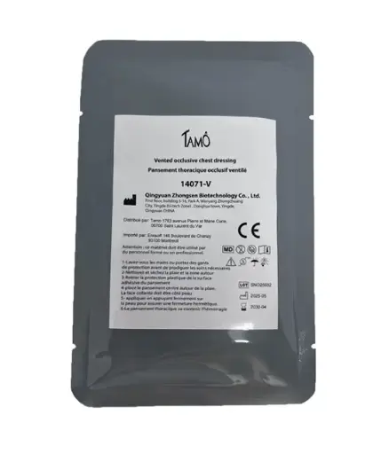 [471-V] Pansement thoracique occlusif ventilé